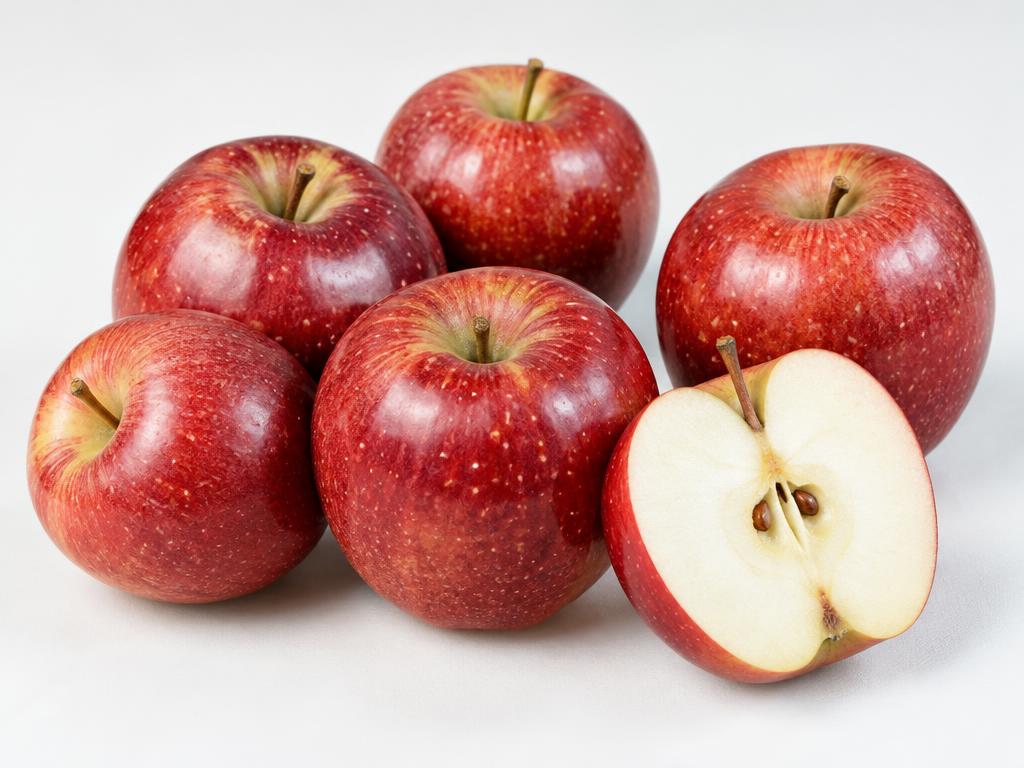 Fresh red apples